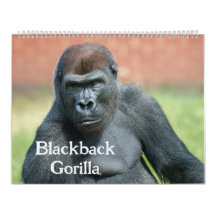 2027 Tidlös Lope Svartbackad Gorilla
