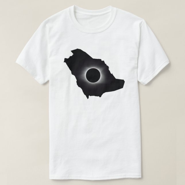 2027 Total Eclipse Saudiarabien T-Shirt (Design framsida)