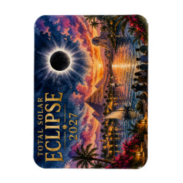 2027 Total solförmörkelse Egypten Magnet