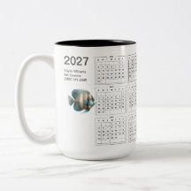 2027 Tropiska Fiskar Företag Arbetsplatsdekoration