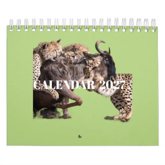 2027 Vilda djur fotokalender Kalender