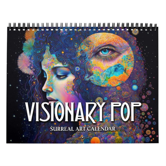 2027 Visionär Pop Surrealistisk Konstkalender Kalender (Omslag)