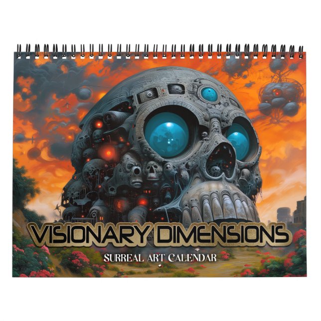 2027 Visionära Dimensioner 10 Surrealistisk Konst Kalender (Omslag)