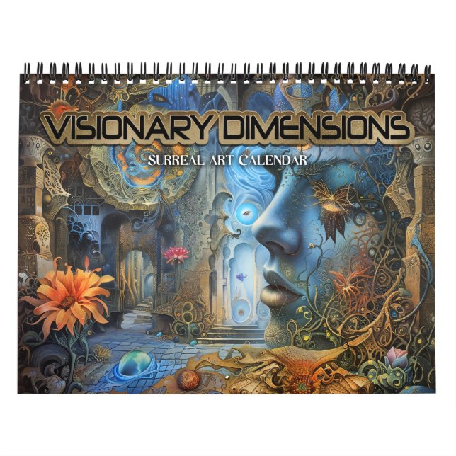 2027 Visionära Dimensioner 8 Surrealistisk Konst Kalender (Omslag)