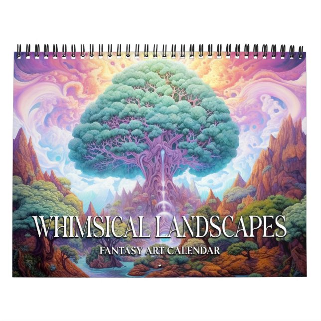 2027 Whimsical Landscapes 2 Kalender (Omslag)