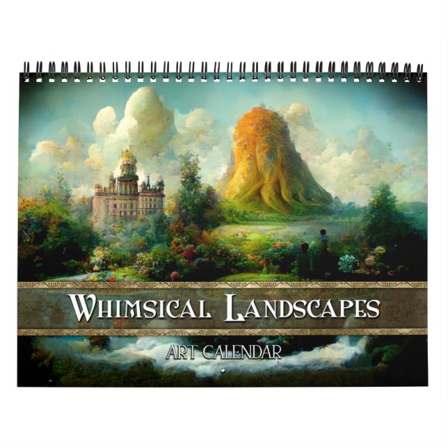 2027 Whimsical Landscapes 2 Kalender (Omslag)