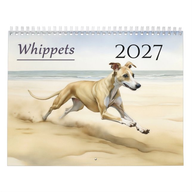 2027 Whippets  Kalender (Omslag)