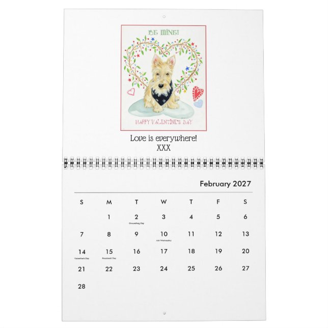2027 Whippety Wood Adventures Kalender (Feb 2027)
