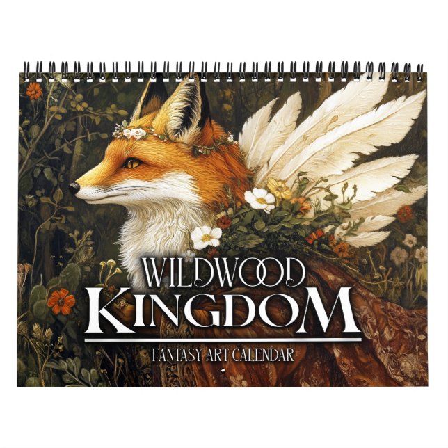 2027 Wildwood Kingdom Fantasykonstkalender Kalender (Omslag)