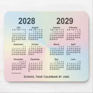 2028-2029 Rainbow Cloud School Calendar av Janz Musmatta
