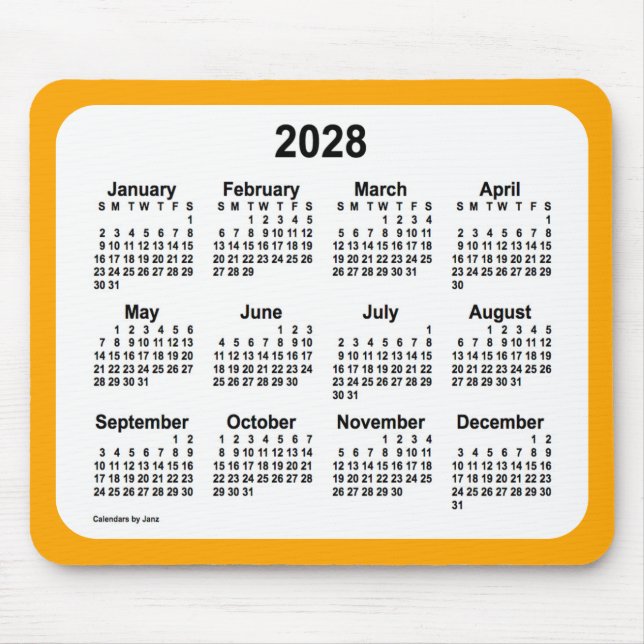 2028 års vitbok om Orangen från Janz Two Tone Musmatta (Framsidan)