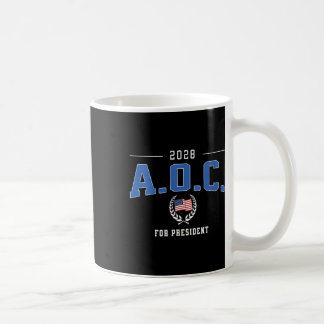 2028 för president Alexandria Ocasio-co Kaffemugg