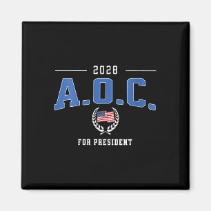2028 för president Alexandria Ocasio-co Magnet