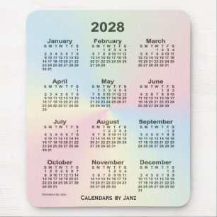 2028 Rainbow Cloud Calendar av Janz Musmatta