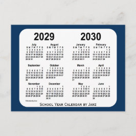 2029-2030: Blåskolekalendern från Janz Vykort