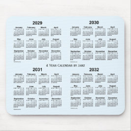 2029-2032 Alice Blue 4 Year Calendar av Janz Musmatta