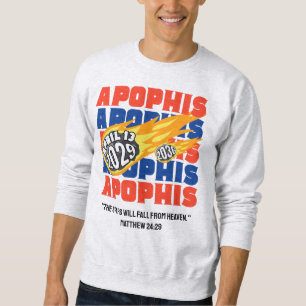 2029 APOPHIS Christian Bible Verse Lång Ärmad Tröja