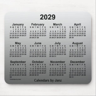 2029 års kalender för den inmatade vitboken av Jan Musmatta
