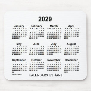 2029 års vitbok av Janz Mouse Pad Musmatta