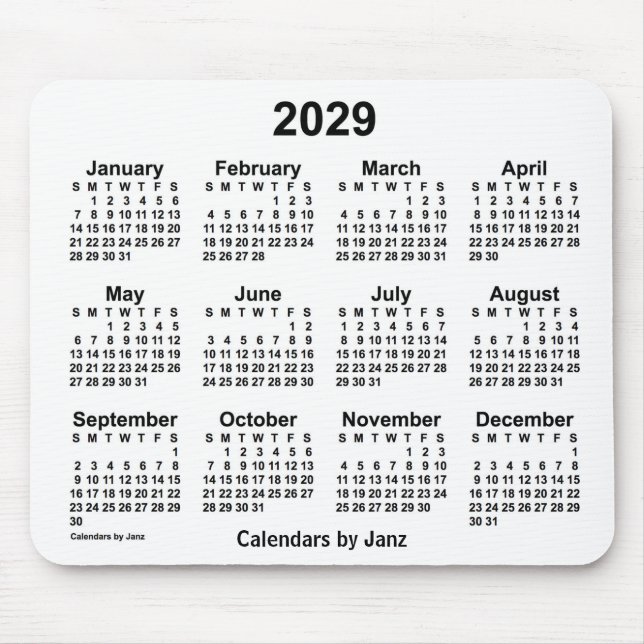 2029 års vitbok av Janz Mouse Pad Musmatta (Framsidan)