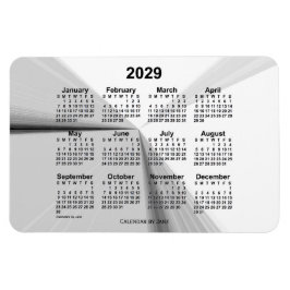 2029 Avstötande rökkalender från Janz 4x6 Magnet