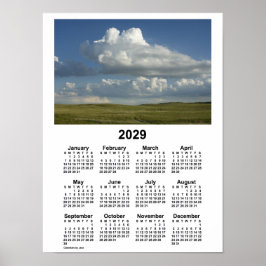 2029 Nebraska Sandhills Kalender av Janz Poster