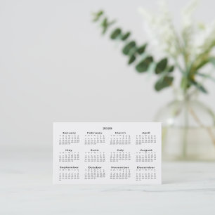 2029 Plånbokskalender Företagskort Visitkort