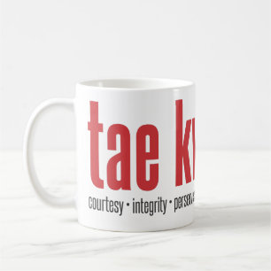 202 Tae Kwon gör lärosatsmuggen Kaffemugg
