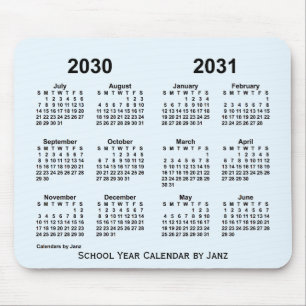 2030-2031 Alice Blue School Year Calendar av Janz Musmatta