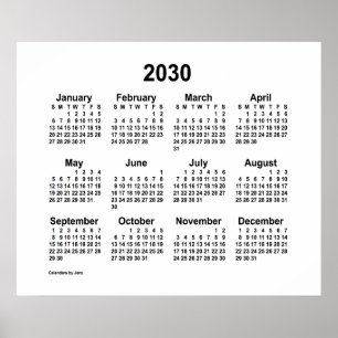2030 års vitbok från Janz Print Poster