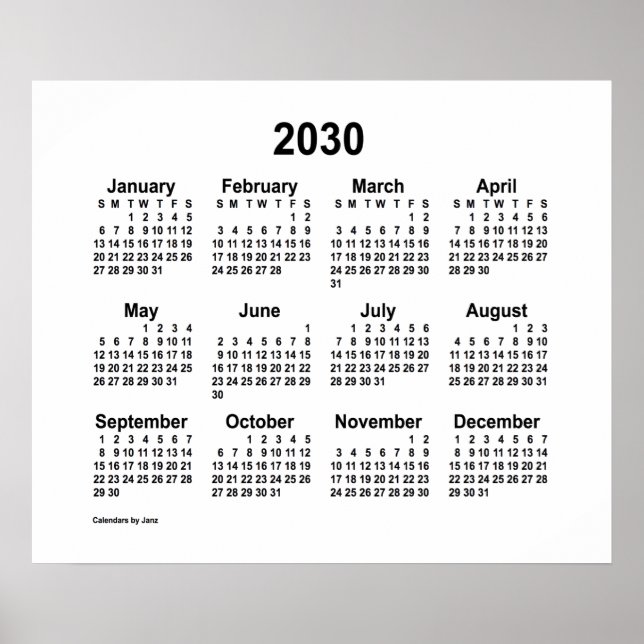 2030 års vitbok från Janz Print Poster (Framsidan)