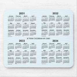2031-2034 Alice Blue 4 Year Calendar av Janz Musmatta