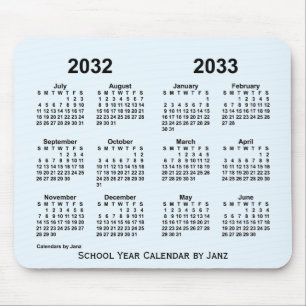2032-2033 Alice Blue School Year Calendar av Janz Musmatta