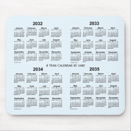 2032-2035 Alice Blue 4 Year Calendar av Janz Musmatta