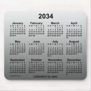 2034 års kalender för inmatning av vitbok från Jan Musmatta