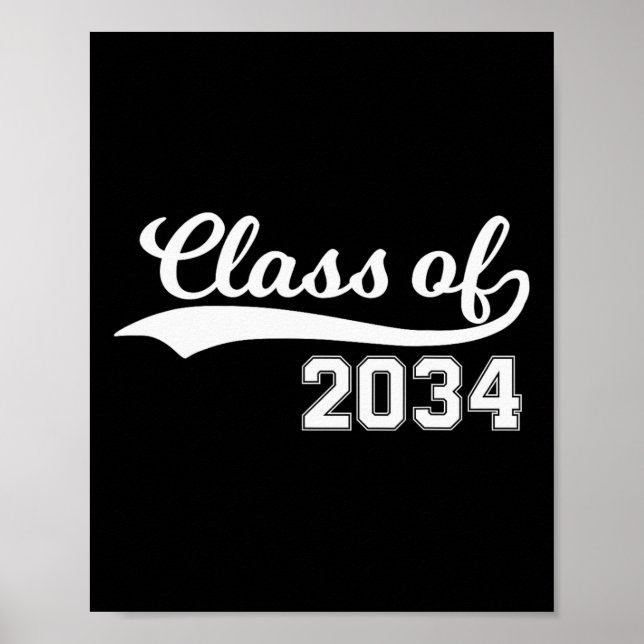 2034 års tillväxt med mig första skoldagen poster (Framsidan)
