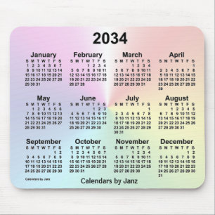 2034 Rainbow Cloud Calendar av Janz Musmatta