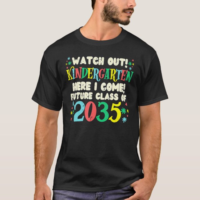 2035 års tillväxt t shirt (Framsida)