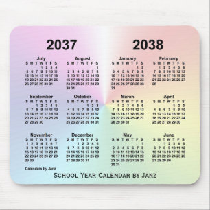 2037-2038 Rainbow Cloud School Calendar av Janz Musmatta