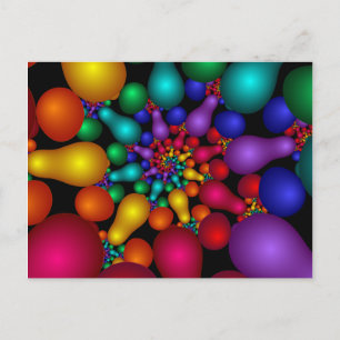 205 Fractal Vykort