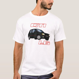 205 GTI 1.6 87 88 89 90 Noir T Shirt