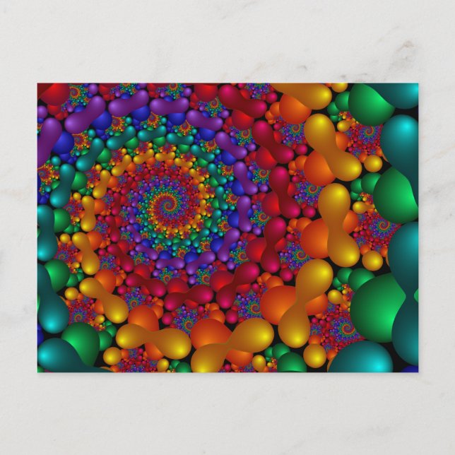 206 Fractal Vykort (Framsida)