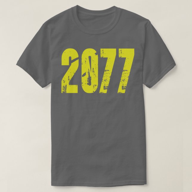 2077 T SHIRT (Design framsida)