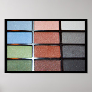209 COLORFUL ÖGA SHADOW MAKEUP MODE BEAUTY SPA POSTER