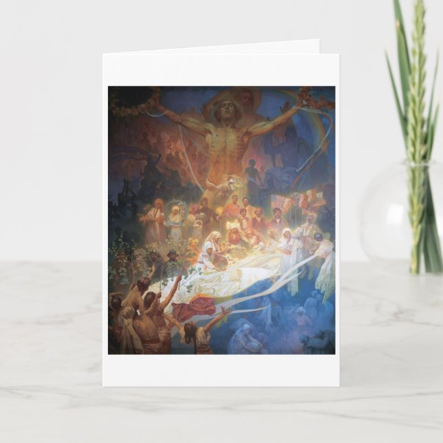 #20 Apoteos hos slaverna Mucha Kort (Framsida)