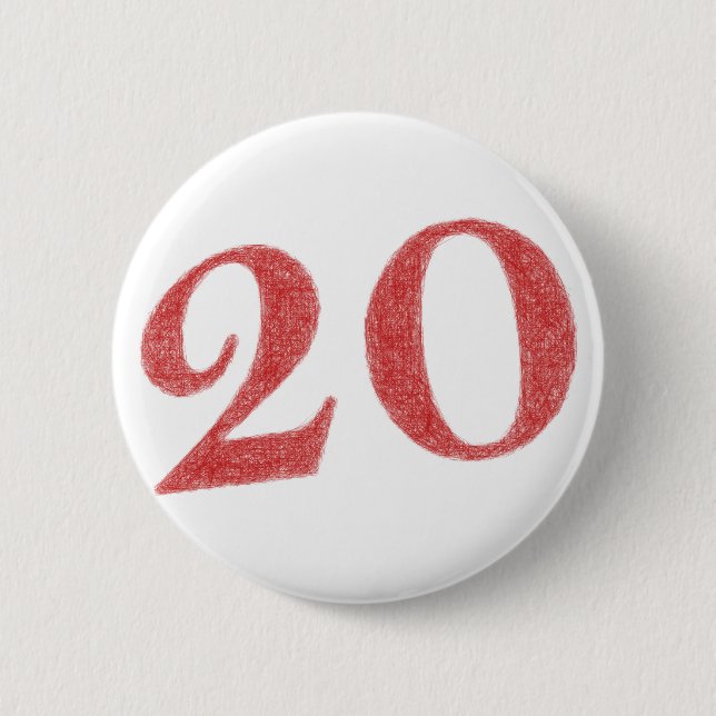 20 år årsdag knapp (Framsida)