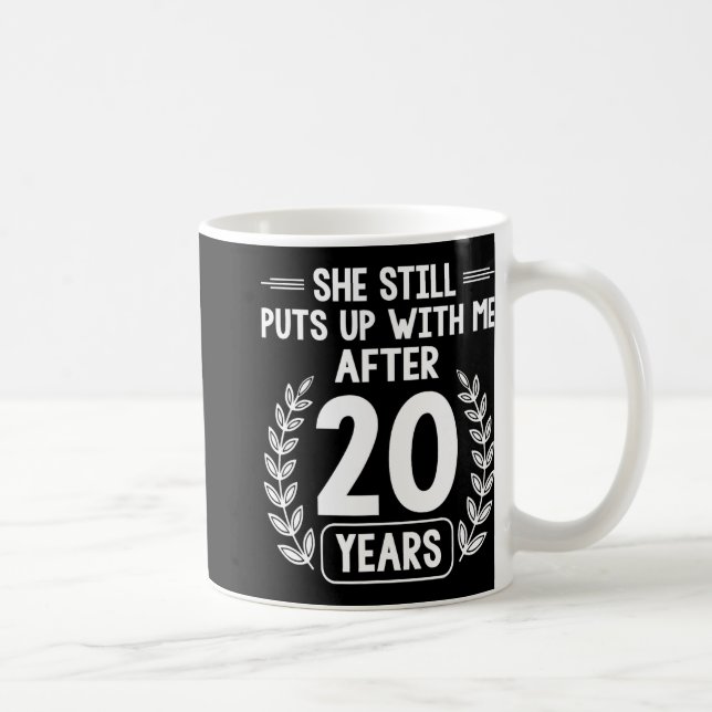 20 år av Giftermål Make, 20:e årsjubileet Kaffemugg (Höger)