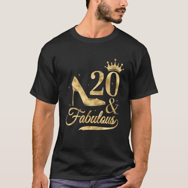 20 år gamla gåvor till kvinnor 20 och t shirt (Framsida)