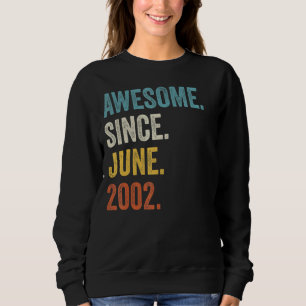 20 år gammal Fantastisk sedan juni 2002 20:e födel T Shirt