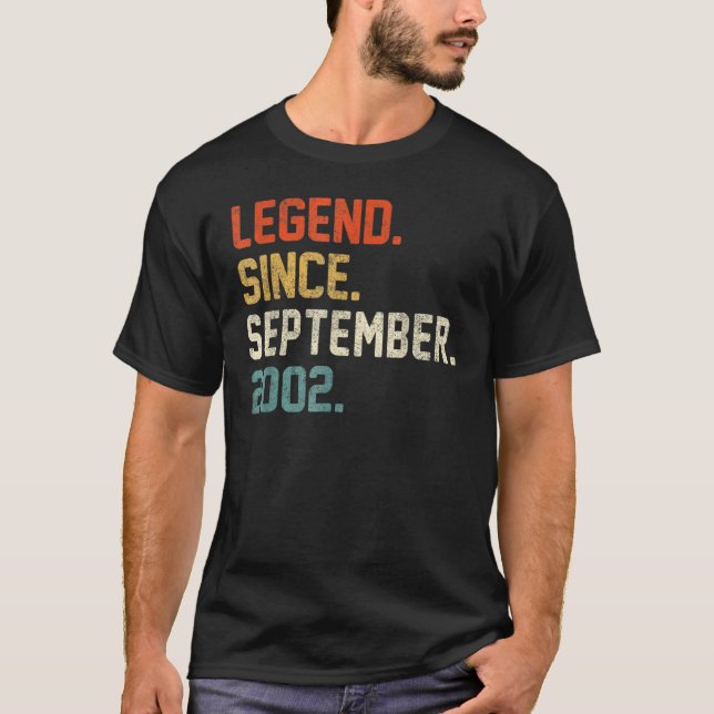 20 år gammal förklaring sedan september 2002 20:e  t shirt (Framsida)